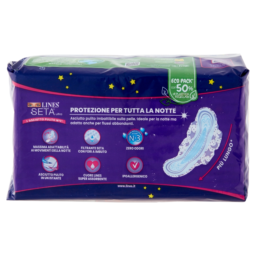 Lines Seta Ultra Trio Cp Notte 30 pezzi